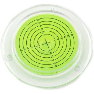 Screw On Large Round Bullseye Spirit Level 100mm Caravan - Bild 1 von 3