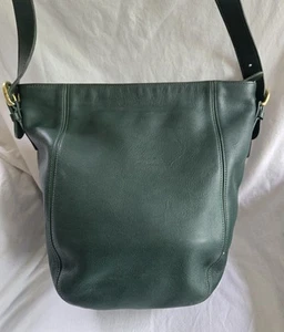 Vintage Coach Monterey Hobo #4027 botella verde - Imagen 1 de 10