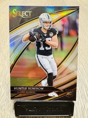 2019 Panini Select Hunter Renfrow Field Level Silver RC #287 Raiders *Read* - Image 1 of 4