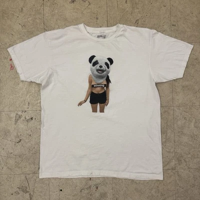 Enjoi Skateboards T Shirt Y2K King Of The Road Panda Winning Skate Hsu Thrasher - Image 1 of 4