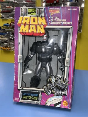 Marvel Comics Deluxe Edition IRON MAN WAR MACHINE 10" Action Figure Toy Biz 1994 - Image 1 of 4