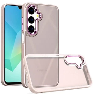 Funda híbrida acrílica suave para Samsung A16 5G con botones metálicos + vidrio templado - Imagen 1 de 15