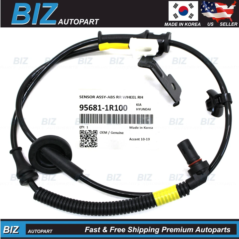 OEM ABS Speed Sensor RR RH for 2013-2017 Hyundai Accent 95681-1R100 Foto 1 de 4