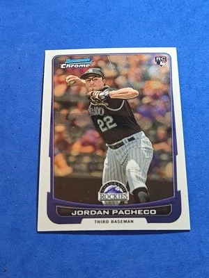 Jordan Pacheco 2012 novato radiocontrol Bowman cromo #25 Foto 1 de 2
