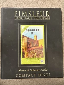 Pimsleur SPANISH III - 16 CDs - Simon & Schuster with Booklet - Picture 1 of 4