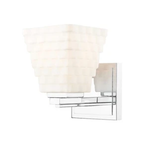 Z-Lite Annalise 1 Light Wall Sconce, Chrome/Matte Opal - 7514-1S-CH - Picture 1 of 1