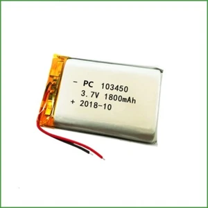 Batteria LiPo 3.7V 1800mAh 103450 con protezione PCM per cuffie Bluetooth - Imagen 1 de 2