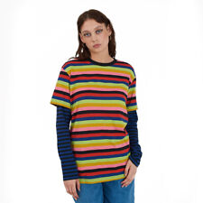THE RAGGED PRIEST HANGOUT TEE STRIPED tee a righe con doppia manica