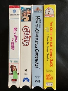 Vintage VHS Bänder, Fett, Willy Wonka und die Schokoladenfabrik (VHS, 1986) NEU - Bild 1 von 14