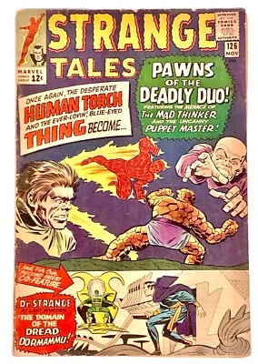 Strange Tales #126 1964 4.5 VG+🔑 1st Clea 1st Dormammu - Image 1 of 4