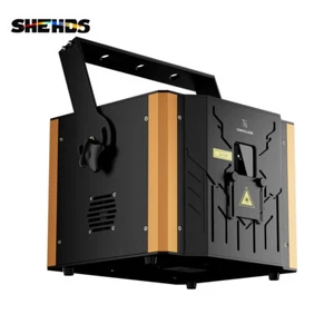 6W RGB Full Color Light Project ILDA 3D Animation Laser Light DMX For Bar DJ - Picture 1 of 24