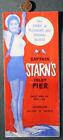 1960 époque Atlantic City New Jersey brochure souvenir restaurant capitaine Starn's -