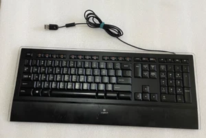 Logitech Illuminated Keyboard Wired USB K740 Y-UY95 - Picture 1 of 7