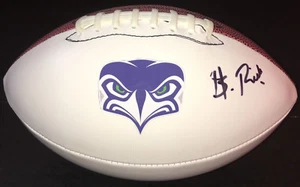 Seattle Seahawks #91 SHELDON RICHARDSON Signed Autographed Logo Football COA - Picture 1 of 1