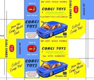CORGI   HILLMAN IMP 251  REPLICA BOX REPRO - Picture 1 of 1