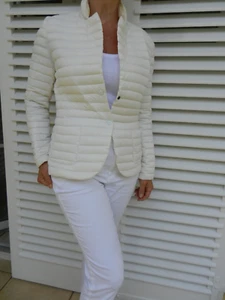 GERTRUDE Softdaune Steppjacke quilted jacket Jacke gesteppt Creme 34 36 XS S - Bild 1 von 11