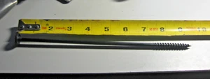 Lot 25 BLACK 9" Log Home Screws Wood Pancake Head Coated Steel - Picture 1 of 3