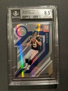 2005 Donruss Elite Aspirations #78 Drew Brees /91 BGS 8.5
