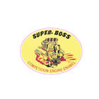 SUPER BOSS COMPETITION DRAG RACE HOT RAT ROD DECAL VINTAGE LOOK STICKER