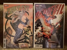 🔥2 SPIDER-MAN “SINISTER VILLAINS” variants - BLACK CAT, DAREDEVIL - NM, B&B🔥