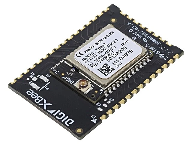 XB3-24Z8US-J Module: RF & FL XBee 2.4GHz I2C,SPI,UART-103dBm 8dBm SMD DIGI INTER - Image 1 of 1