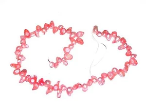 BEAD 15" Strand 7-10mm Soft Pink Irregular Baroque FRESHWATER PEARLS - Picture 1 of 1