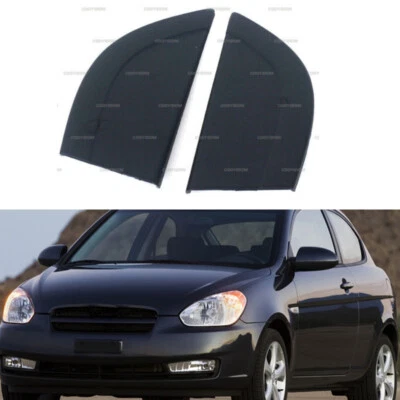 1 par de molduras exteriores de puerta trasera para Hyundai Accent 2006 2007 2008 2009 Foto 1 de 4