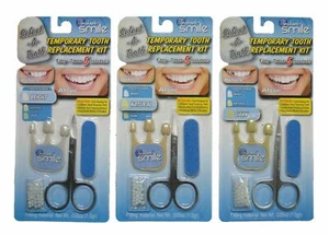 Instant Smile Select a Tooth Kit de reemplazo dental temporal viene en 3 tonos - Imagen 1 de 9