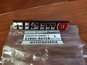 NISMO Grille Emblem Badge fit Nissan MARCH THI MAKE (K13T) JDM OEM 62890 8A21B - Picture 1 of 16