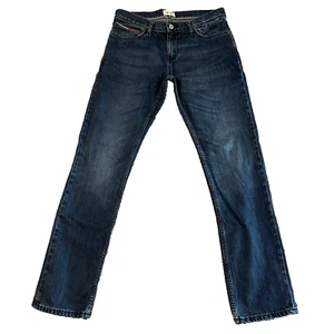 Herren Slim Fit Jeans Tommy Hilfiger Scanton Blue Wash 100% Baumwolle W32 L34 - Bild 1 von 13