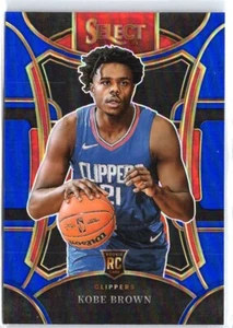 2023-24 Panini Select #320 Kobe Brown Blue Prizms RC - Picture 1 of 2
