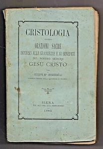 NN658 (LB) -cristologia-orazioni Sacre Berardinelli - Picture 1 of 2