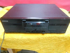 KENWOOD KX-6080 DOUBLE CASSETTE DECK AUTOREVERSE - Foto 1 di 6