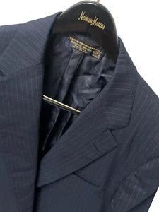 Vintage Makers Golden Fleece Brooks Brothers Blazer Jacket 42R Pinstripe Navy - Picture 1 of 11