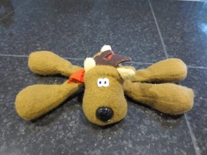 Vintage Hallmark Rodney Reindeer Push Beanie Christmas - ADORABLE! - Picture 1 of 6