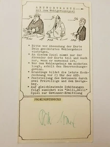 Autogramm Peter Lorenz, handsigniert - Bild 1 von 2