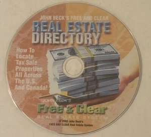 CD-ROM de directorio de bienes raíces gratuito y limpio de John Beck's - Imagen 1 de 1