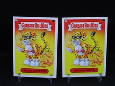 Cheetos Flamin' Hot Chester Cheeto Mascot Spoof Garbage Pail Kids 2 Card Set