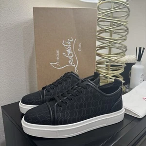Christian Louboutin Adolon Junior Sneaker Nere 45 - Foto 1 di 7