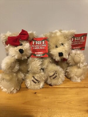Lote de ursinho de pelúcia HERSHEY'S 2002 ursinho fofo por marca alvo e presente feminino - Imagem 1 de 4