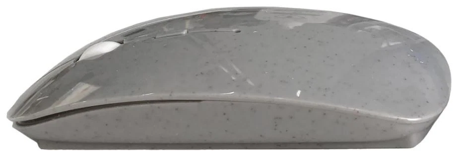 ACCURATUS - ECO Wheat Grass Wireless RF / Bluetooth Mouse, Pewter Grey - Image 1 of 1