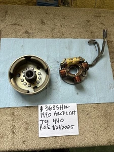 1990 arctic cat jag 440 Stator And Flywheel Magneto Assembly 368 - Picture 1 of 12
