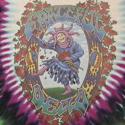 VTG Grateful Dead Seasons of the Dead Tie-Dye T-Shirt Men’s XL Liquid Blue 1993 - image 1 of 4