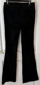 SPANX SPANXshape EveryWear Black Flare Jeans Size Medium Pull On Preppy City  - Picture 1 of 9