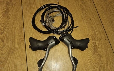 Shimano 105 ST-5600 2 x 10 Speed STI Levers With New Cable Set  - Image 1 of 3