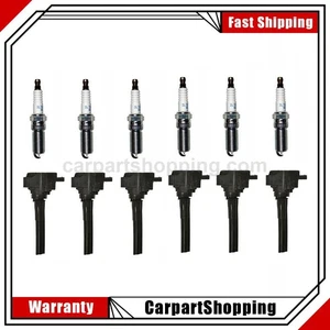 12 Ignition Coil Spark Plug Fits 2018 Ford F-150 - Picture 1 of 7