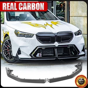 For BMW 5 Series G90 G99 M5 2025-2026 Dry Carbon Fiber Front Bumper Lip Spoiler - Bild 1 von 18
