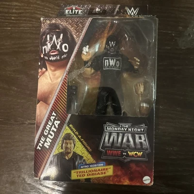 Figura de acción WWE Elite Monday Night War 7 The Great Muta Nuevo Orden Mundial Ted Dibiase sellada Foto 1 de 4