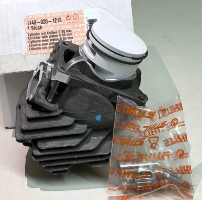 ОРИГИНАЛЬНЫЙ ЦИЛИНДР STIHL С ПОРШНЕВЫМ КОМПЛЕКТОМ 1140 020 1212 ДЛЯ MS400C MS 400 C-M / C-M Z - Изображение 1 из 4