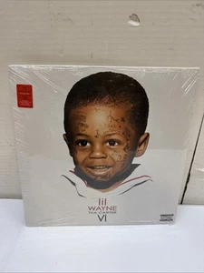 Lil Wayne Tha Carter VI 6 Red LP SIGNED Insert Vinyl Slightly Damaged Corner - Picture 1 of 4